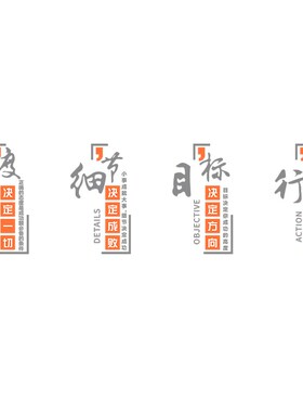 企业布置办公室装饰公司励志标语员工激励背景纸
