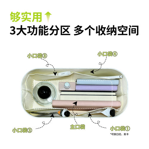 适用于LONGCHAMP珑骧LePliageOriginal长柄单肩包中大号内胆包 - 图2