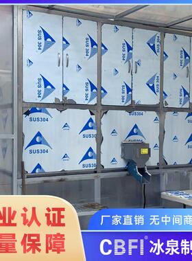 大型方冰机食用冰厂用工业制冰设备日产5吨食品级304不锈钢