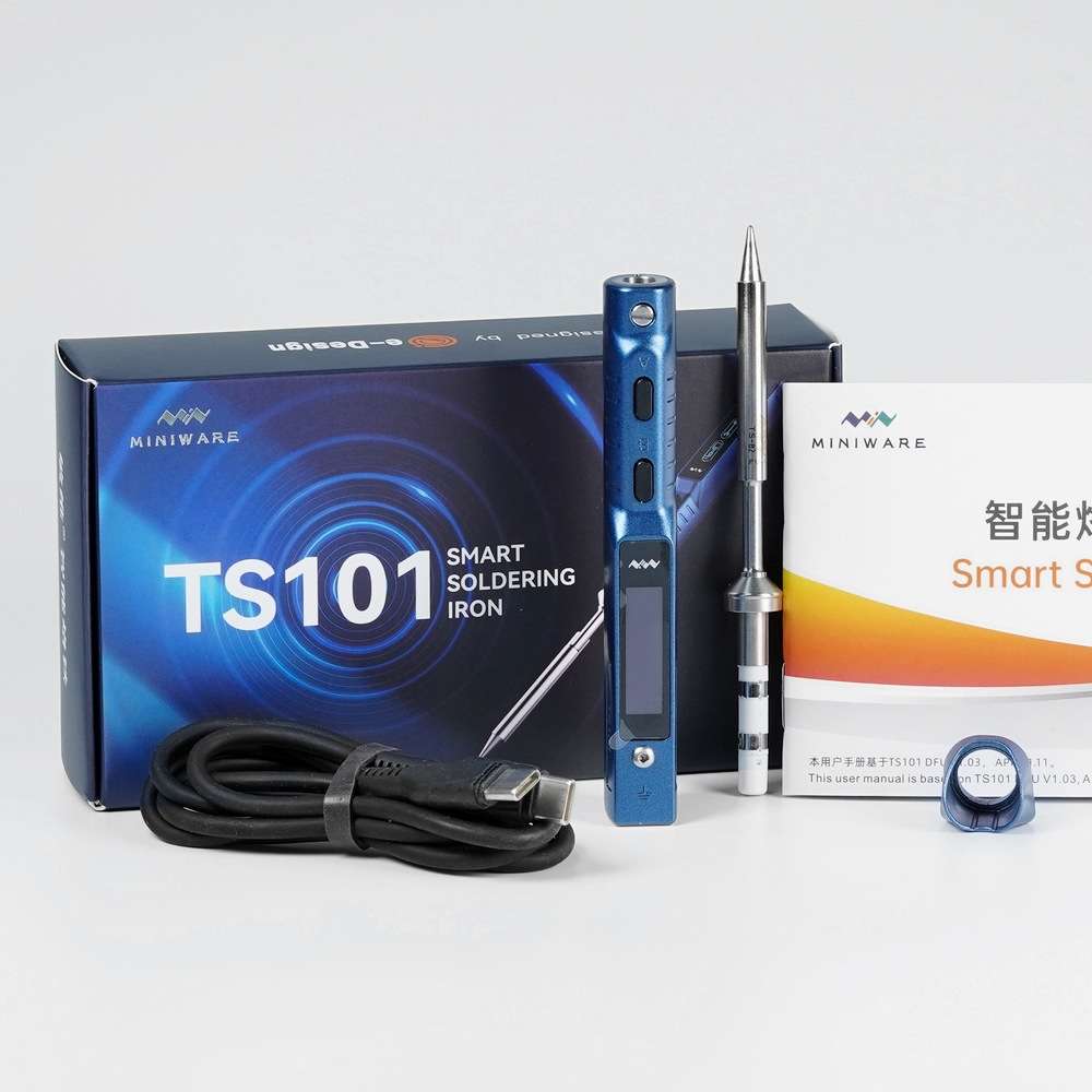 TS101智能电烙铁PD电焊台直流外场90W大功率迷你便携TYPEC电焊笔 - 图2