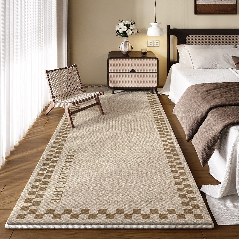 地毯卧室床边毯仿羊绒床前毯子长条加厚机洗卧高级感羊绒地垫,淘宝优惠券,粉丝福利购,淘宝优惠卷