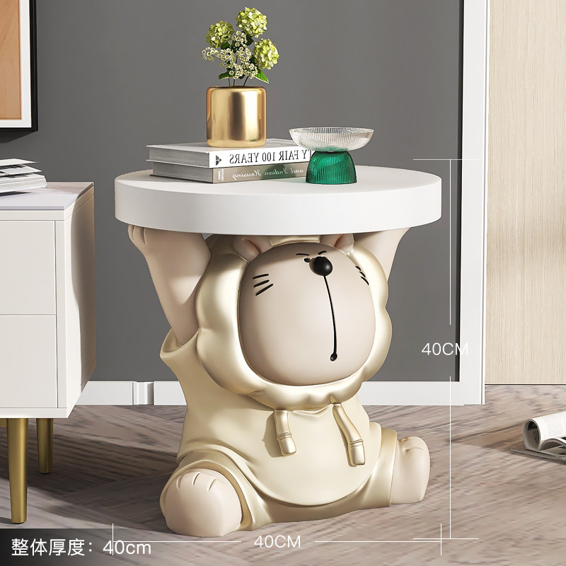 创意动物客厅大型落地电视柜沙发旁茶几装饰品床头柜乔迁礼品,淘宝优惠券,粉丝福利购,淘宝优惠卷