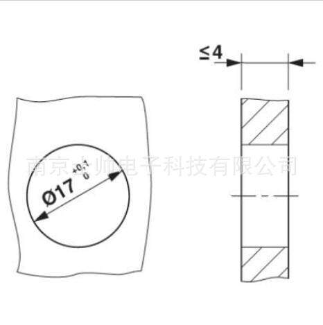 菲尼克斯 控制柜穿板式连接器 CUC-BH-M12D1PBK-S/R4BE 1414398 - 图2