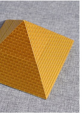 金字塔磁场发生器深海矿石模型办公桌配寻龙尺家居客厅装饰品