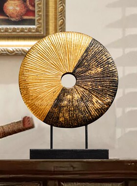 异丽泰式风情家居桌面客厅玄关电视柜木雕装饰品东南亚摆设