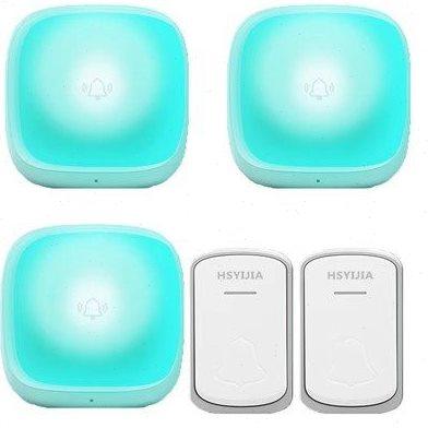 二拖三无线智能门铃远距离闪光发光大音量老人聋哑进屋提醒器按玲,淘宝优惠券,粉丝福利购,淘宝优惠卷