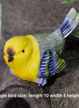 采购产品花园饰品，真正的创意家居装饰，可爱的鸟巢，模拟鸟饰品