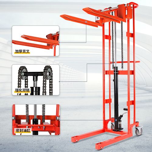 力拓中用小型堆高车家用工厂微型叉车升降机举高机堆垛堆高车 - 图3