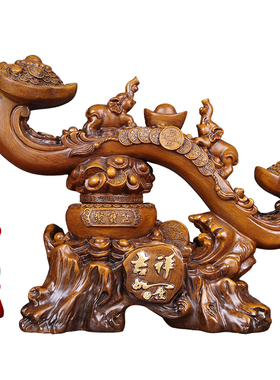 吉祥如意聚宝盆招财象摆设乔迁新房家居装饰公司店铺业礼品