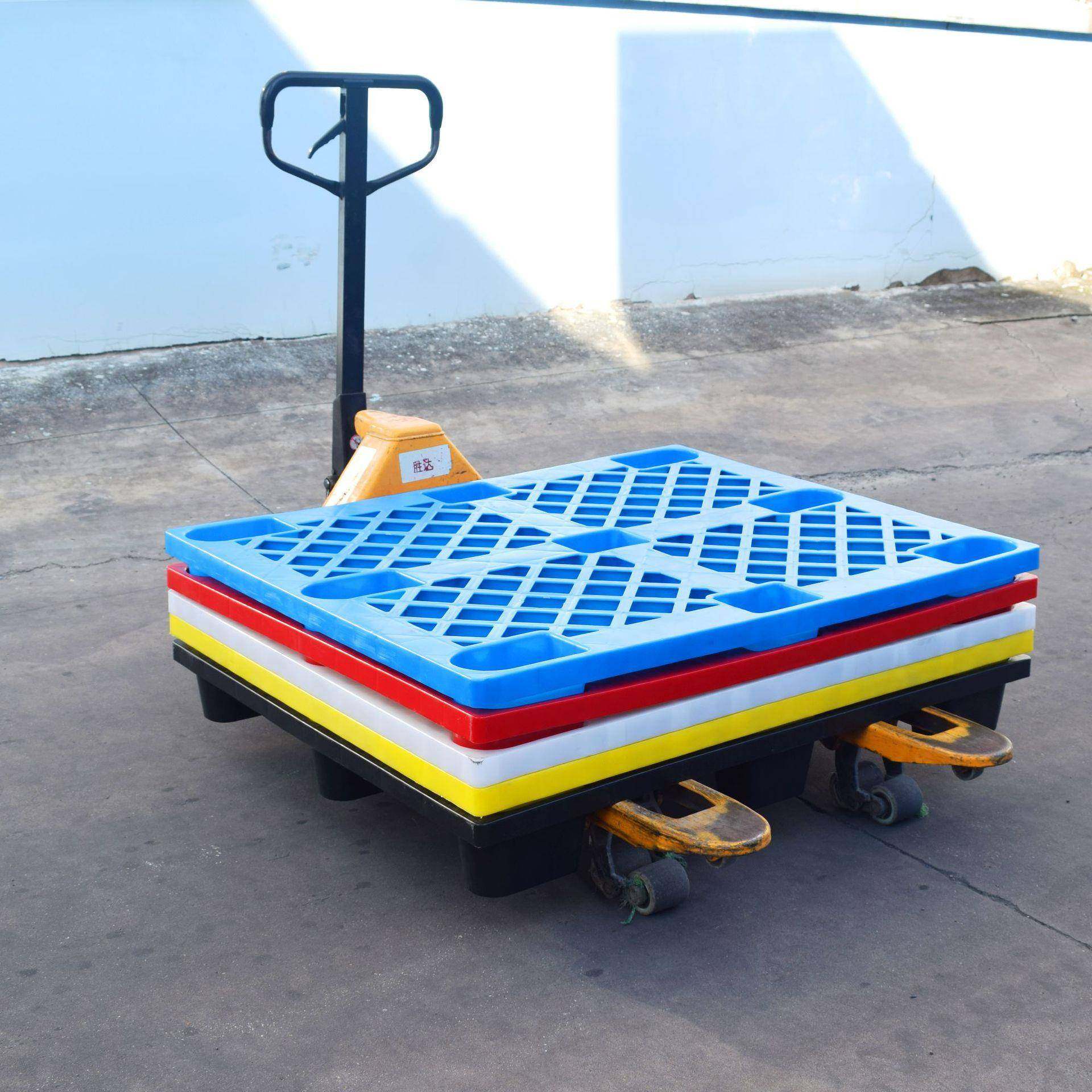 塑料托盘九脚网格叉车货架货物周转货板垫板塑胶卡板仓板拖盘垫,淘宝优惠券,粉丝福利购,淘宝优惠卷