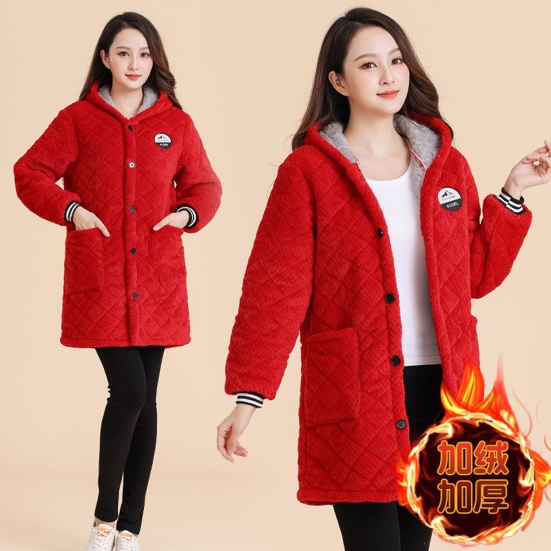 新款冬季加厚加棉保暖罩衣男女中长款棉衣外工作服大码耐脏围裙,淘宝优惠券,粉丝福利购,淘宝优惠卷