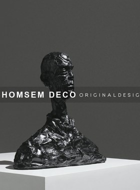 现代家居雕刻物雕塑样板房间售楼处玄关酒柜摆台工艺品