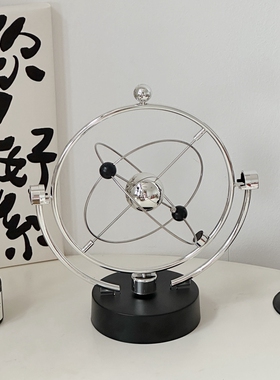 风级感办公室永动仪 创意银河星系抽象装饰品拍照道具