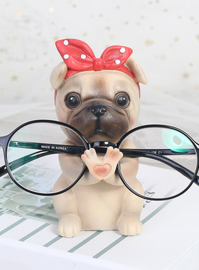 装饰房间的小饰品创意眼镜架少女心房间布置宿舍办公室桌面摆件