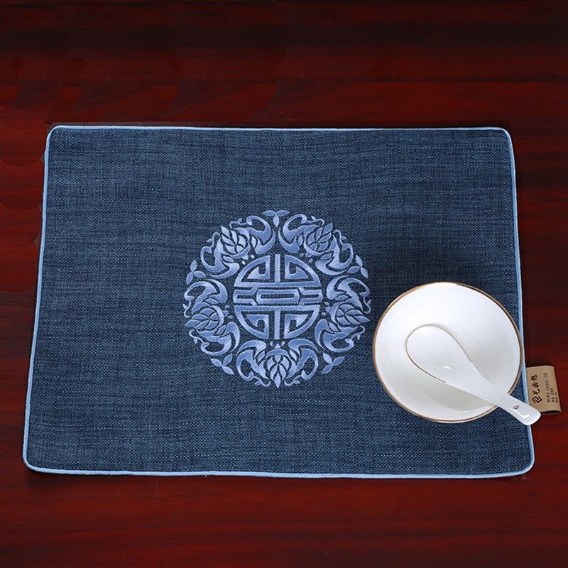 艺必旭田园亚麻餐垫布艺亚麻布隔热垫餐垫学生餐布桌垫西餐垫,淘宝优惠券,粉丝福利购,淘宝优惠卷