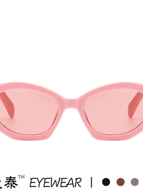 凯旋门墨镜2023新款高级感多边形太阳镜女士复古网红街拍眼镜