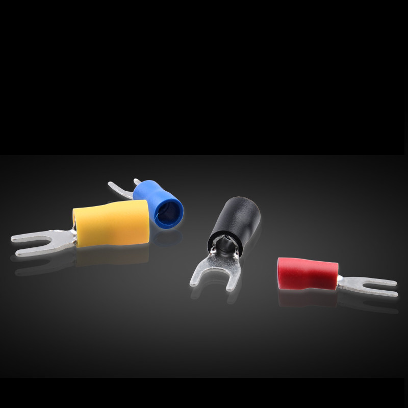 .叉型预绝缘端子鼻电线电缆接头冷压接线端子U型铜插簧,淘宝优惠券,粉丝福利购,淘宝优惠卷