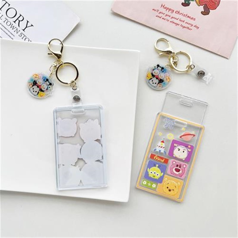 钥匙鼠标钥匙扣书包魅力A玩具总动员身份证持有人 - 图2