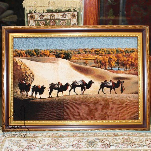 新疆特色手工艺术挂毯经典装饰挂画季节风景地域特色壁挂画100*50,淘宝优惠券,粉丝福利购,淘宝优惠卷