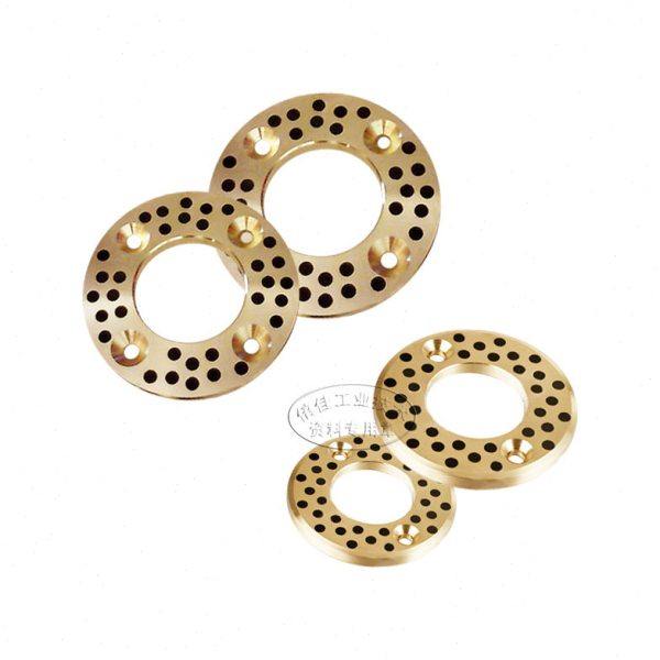 镶嵌石墨铜垫 JTW35止推垫片 35.2*70*5 无油自润滑 耐磨垫圈衬套 - 图3