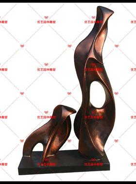 大型不锈钢玻璃钢抽象造型景观雕塑金属异形创意装饰雕塑摆件定制