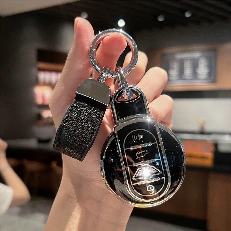 适用于宝马mini钥匙套迷你countryman/cooper壳f54f55f56F60扣包 - 图2