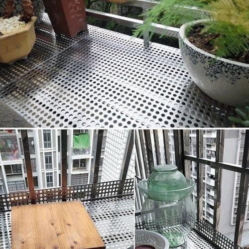 特厚双压边1.2mm阳台防护网不锈钢防盗窗垫板窗台护栏防坠落垫板 - 图2