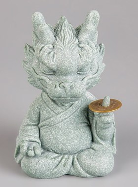 青砂石招财龙茶宠精品养一指有钱茶桌家居桌面22装饰品