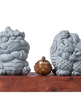 中式瑞兽小貔貅车载香薰汽车中控台饰品车内装饰家居桌面摆设