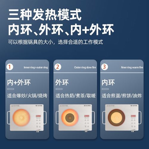 尚朋堂电陶炉家用台式火锅泡煮茶光波炉挑锅电磁炉大功率电陶炉 - 图1