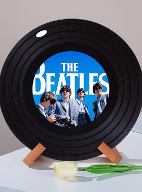 披头士可定制黑胶唱片摆件摇滚装饰D新家电视柜桌面摆件创意礼品