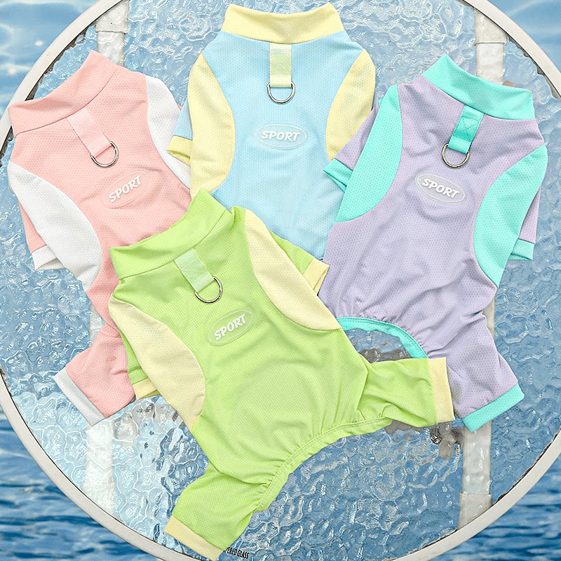Small dog cool clothes thin pet summer ice feeling