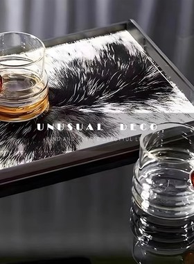 UNUUL 现代灰色系书籍咖啡杯样板间酒店咖啡厅装饰