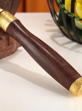 慧宝藏式手摇转随身动纯铜六大明浮雕铜材手转筒家居摆件民族用品