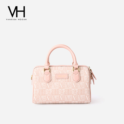 VH女包珞可波士顿包包女式2025新款轻奢小众高级感手提包斜挎小包 - 图0