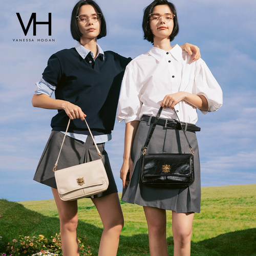 【299元专区】VH女包官方奥莱正品折扣百搭斜挎高级感通勤小方包 - 图0