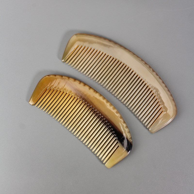 牛角按摩梳子月梳密齿个人护理洁头皮洗漱按摩顺发梳长~,淘宝优惠券,粉丝福利购,淘宝优惠卷