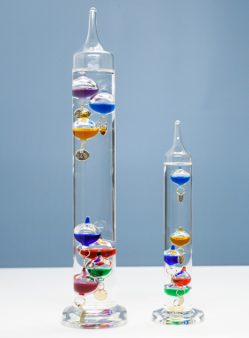 伽利略彩球物理悬浮温度计酒柜客厅装饰摆件生日开业学生创意礼品