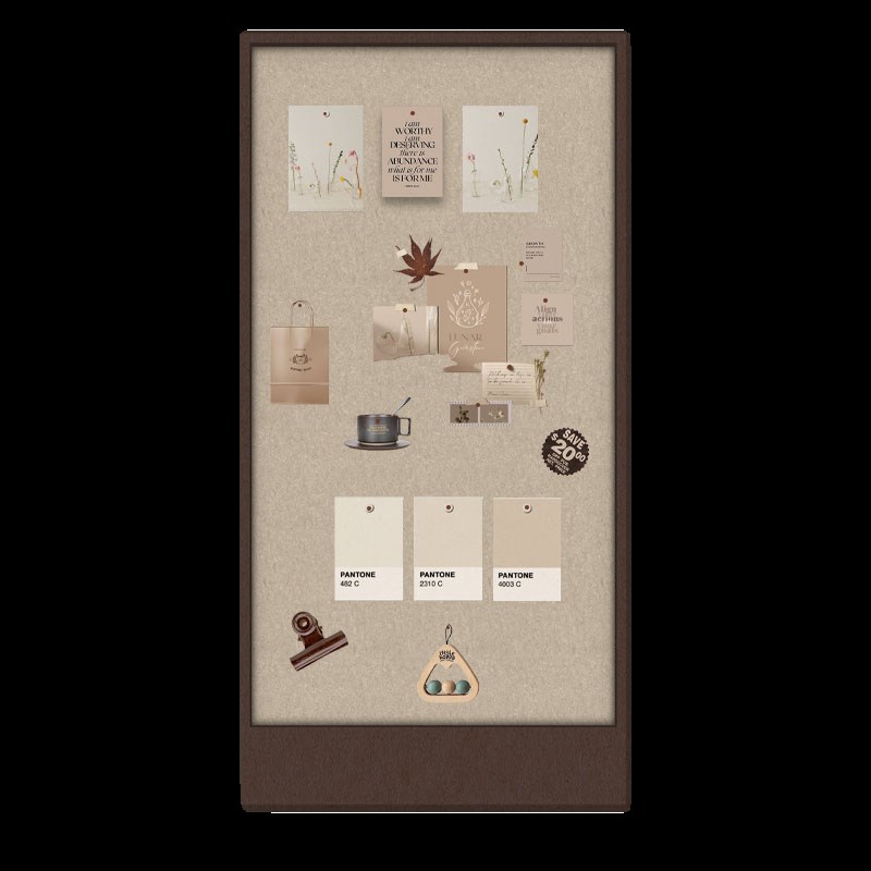 3D立体毛毡板照l片墙办公室墙面遮丑装饰相片展示板软木毛毡相片 - 图3