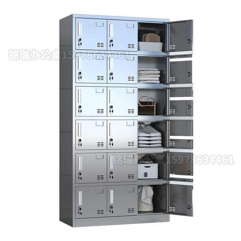 定制304不锈钢更衣柜员工储物柜D无尘车间多格柜办公室文件器械柜,淘宝优惠券,粉丝福利购,淘宝优惠卷