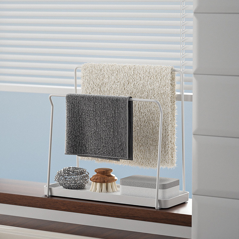 厨房抹布架家用沥水收纳毛巾海A绵洗碗水槽台面收纳置物各种神器,淘宝优惠券,粉丝福利购,淘宝优惠卷