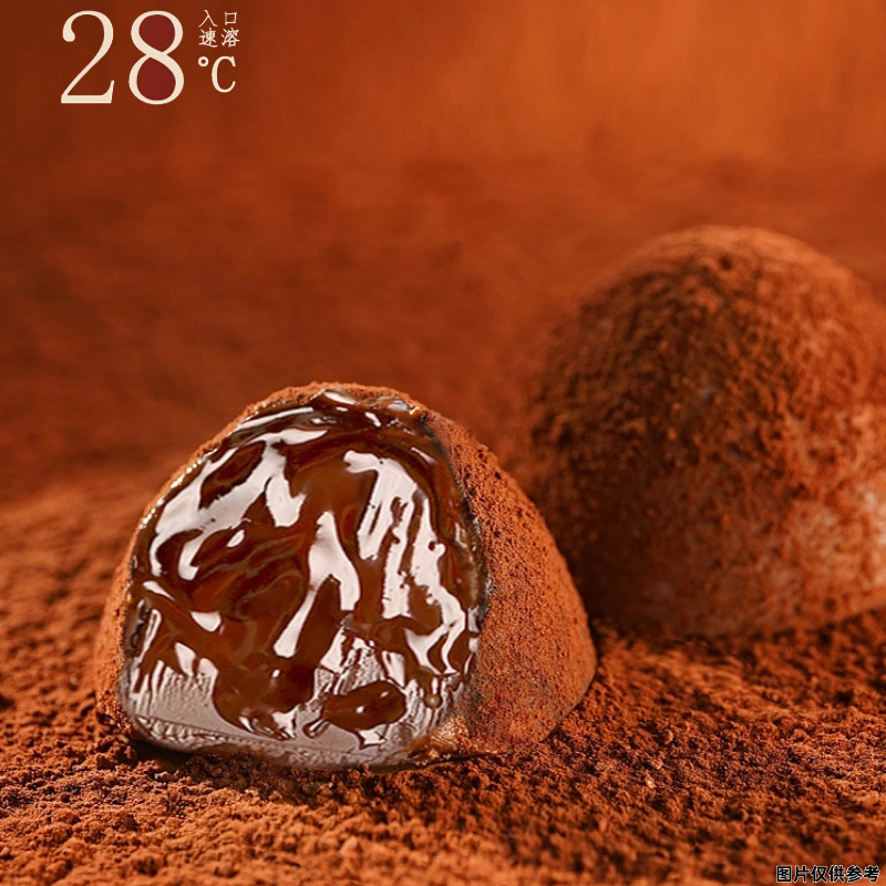 馋小赖松露形巧克力喜糖元旦圣诞节日糖果伴手礼盒装（代可可脂）,淘宝优惠券,粉丝福利购,淘宝优惠卷