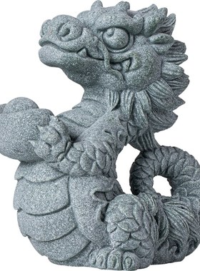 中式祥龙送宝茶宠摆件创意十二生肖龙招财家居桌面装饰龙年送礼品