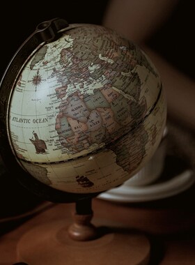 复古经典仿木质英文书房客厅家居装饰文具摄影道具