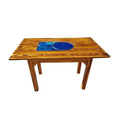 火锅桌子圆桌卡式炉火锅店实木桌子方桌地摊桌大排档桌凳饭店 - 图2