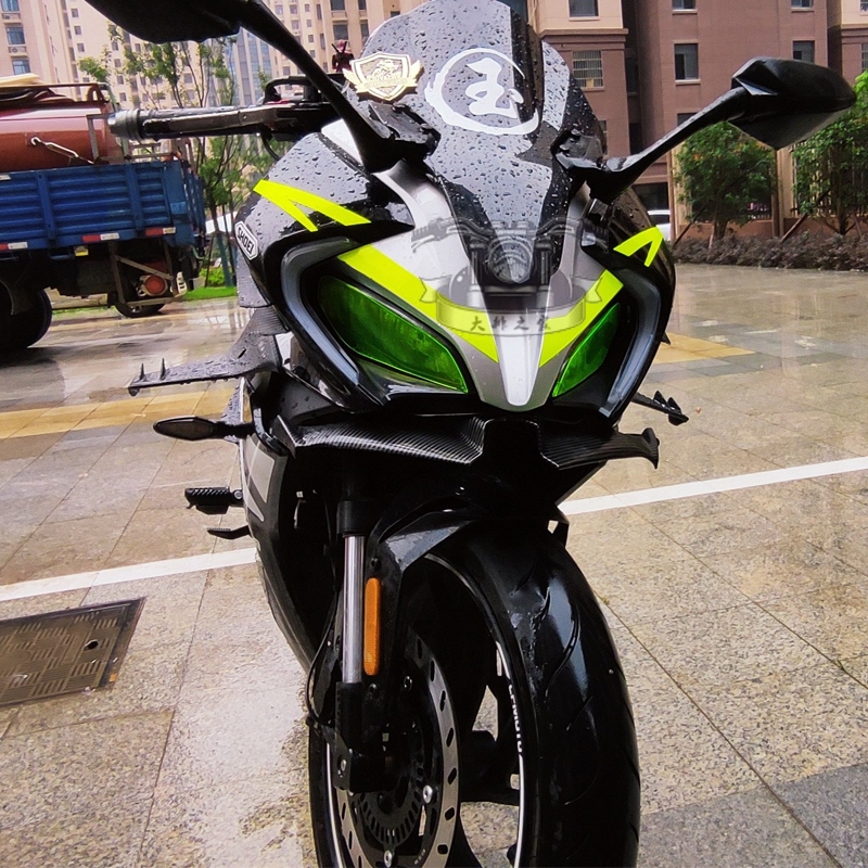 CFMOTO 春风250sr定风翼MY22官方改装鸟嘴摩托车外壳导流罩侧风刀 - 图2