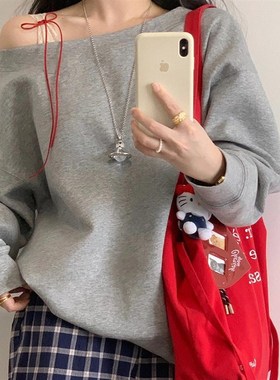 银色立体土星吊坠项链女轻奢高级感毛衣链甜酷小众星球锁骨链配饰