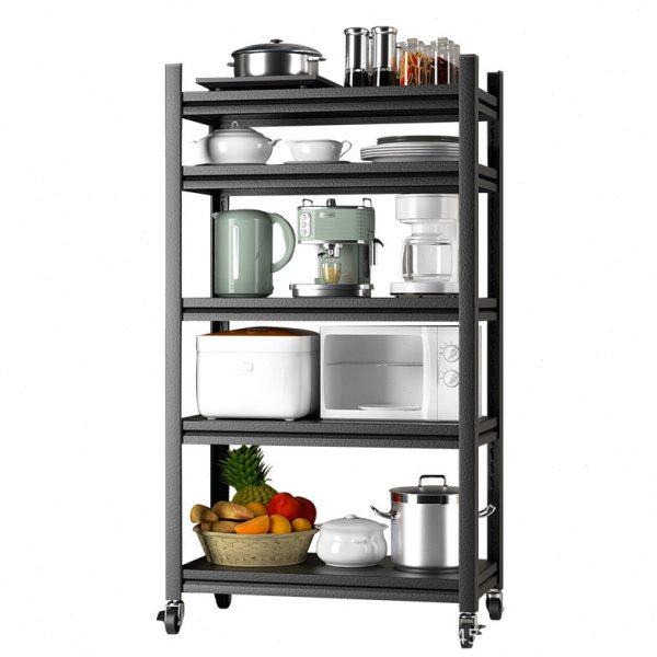 厨房置物架落地式多层微波炉收纳架子多功能家用烤箱锅架储物货架,淘宝优惠券,粉丝福利购,淘宝优惠卷