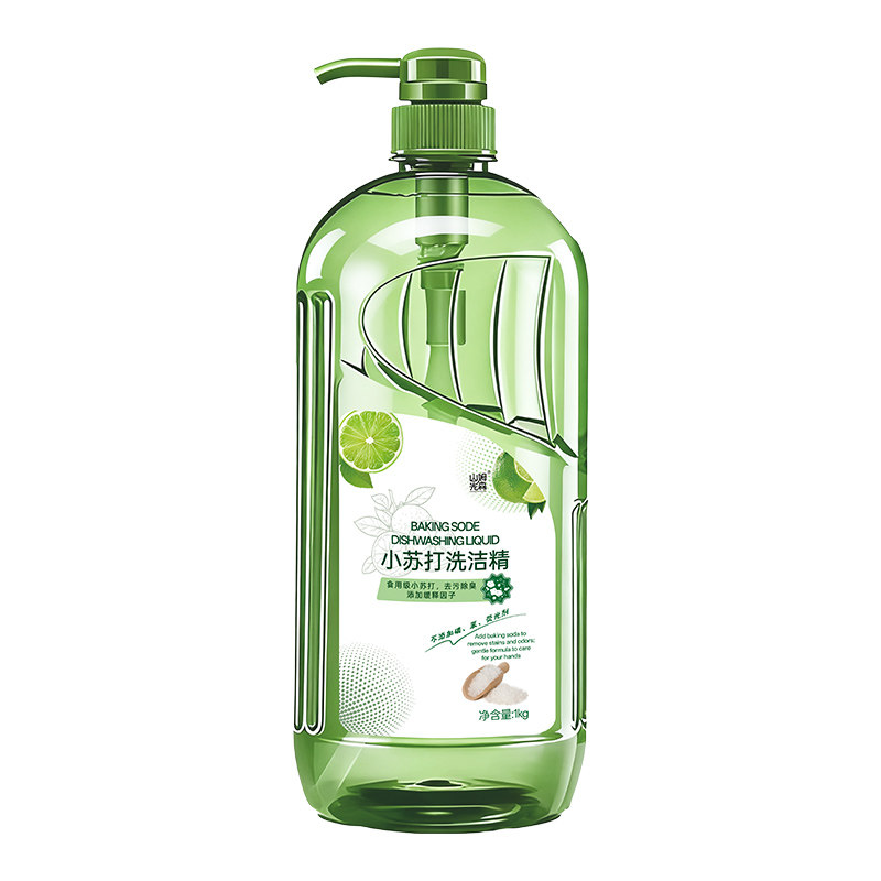 FN2山姆先森正品洗洁精1kg/瓶水果蔬菜果蔬净小苏打厨房除油剂