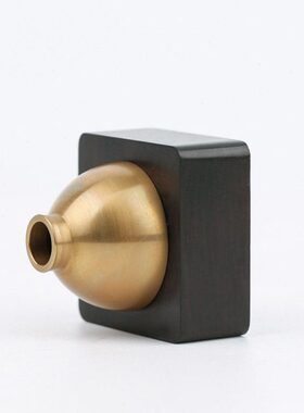 红木家居花器花瓶工艺品 客厅现代简约插花底座 酒柜装饰品小摆件